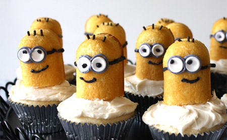 minion cupcakes
