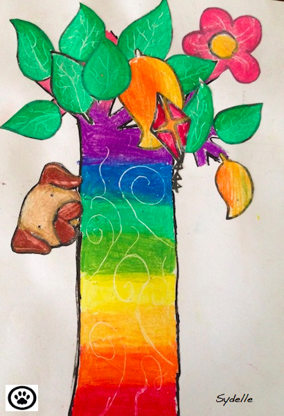 pug-and-magical-tree