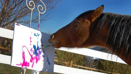 horse-painting