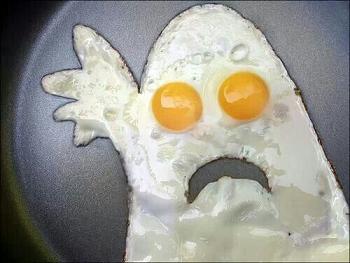 funny fried egg
