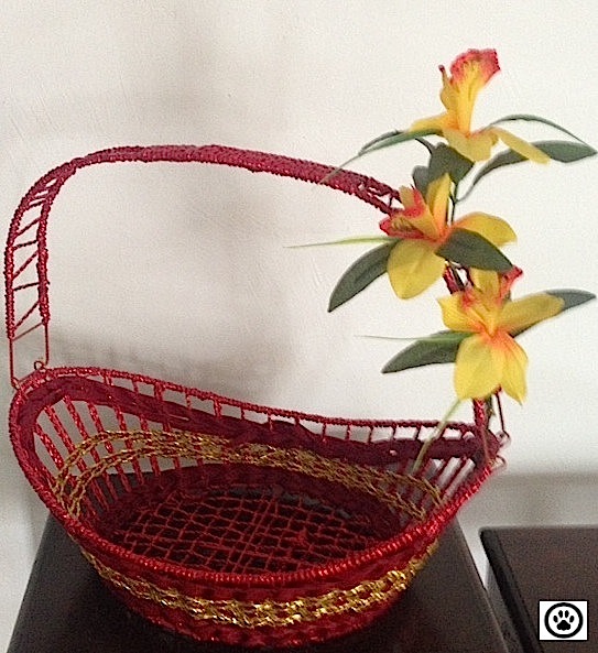 red basket