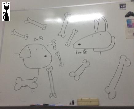 whiteboard art