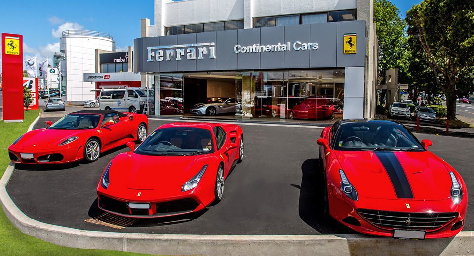 ferrari showroom