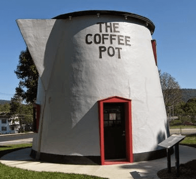 giant coffee pot