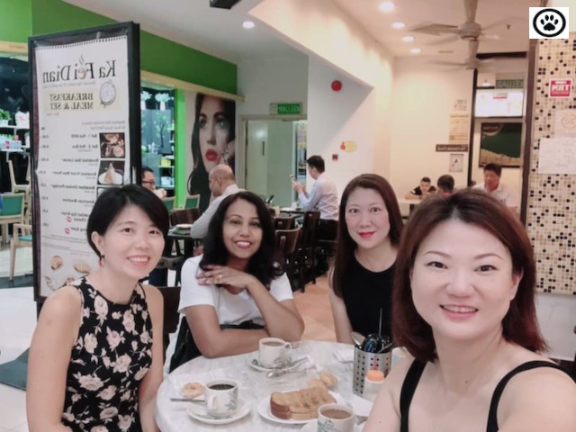 me, Jane, Mel &amp; Chin