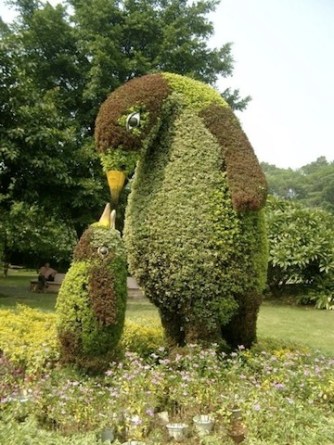 penguin topiary